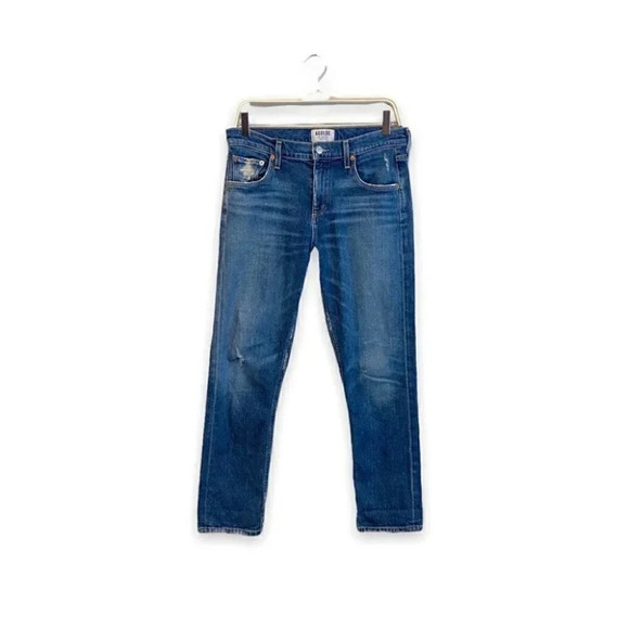 AGOLDE High Rise Straight Leg Jeans Medium Wash Size 26 - Picture 1 of 7